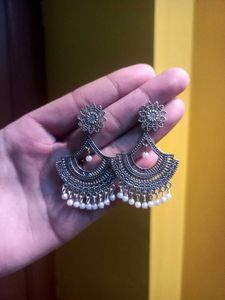 Silver Jhumkas Combo!