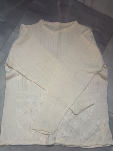 Cream Knit Sweater