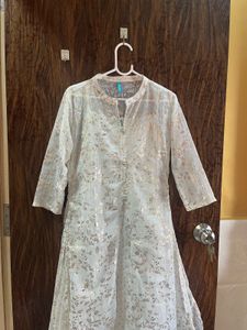 34 Bust Janasya Kurta Jacket Set For Women