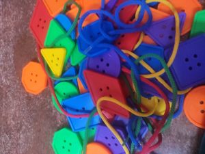 Shapes &amp; Buttons Lacing Toy