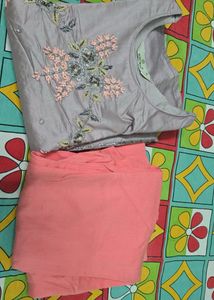 Elegant Embroidered Kurta Set