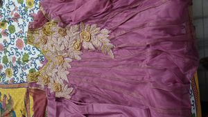Beautiful Purple Anarkali Partywear Suit Sets
