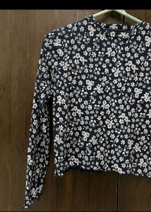 Blue Floral Top