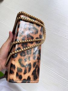 Leopard Print Chain Bag