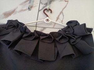 Ruffled Black top
