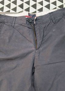 Men's Grey Casual half  Pants