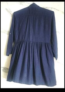 Pantaloons Jr Blue Shirt Dress
