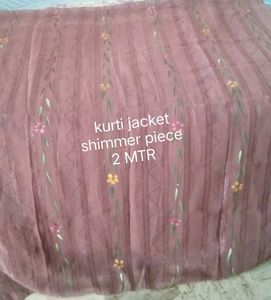 4 piece shimmer suit unstitched