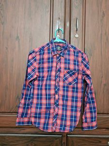 boys check shirt 9 to 10 years