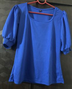 Navy Blue Cute Top