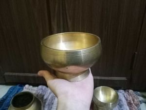 3 Heavy Bronze Traditional Bowl