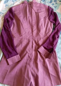 Vintage Purple Mini Jumpsuit