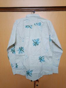 Cotton Printed Beige Shirt