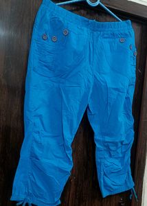 Blue Capri Pants