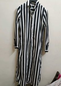Striped Shirt Dress