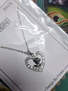 Rose Heart Necklace