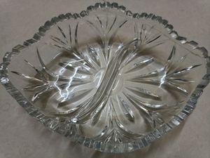 Glassware Chocolate Jar And Fruit Plate