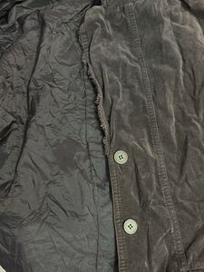 Vintage Brown Velvet Button-Down Jacket