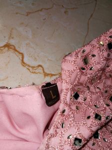 Pink Embellished Dress