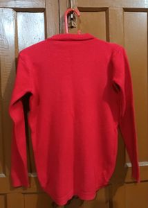 Red Pullover Sweater