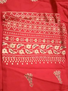 Red Colour Palazzo