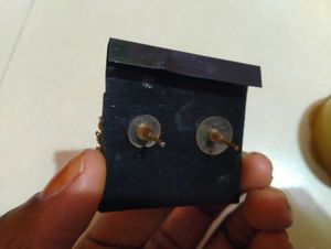 Fancy Golden Earrings