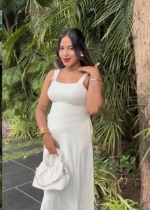 white dress