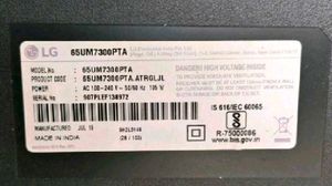 LG Smart Tv 65inch