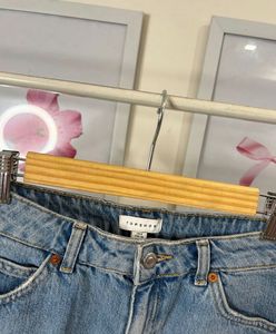 Topshop Denim Mini Skirt