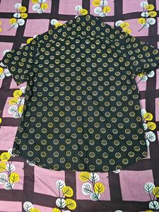 Smiley Face Print Shirt