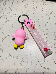 Stationary Cute Penguin Keychain