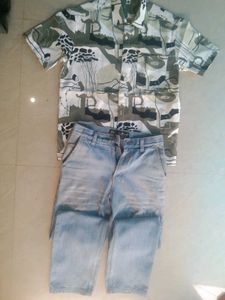 Men's Shirt & Jeans Outfit