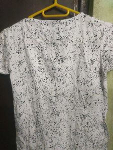Speckled Print T-Shirt