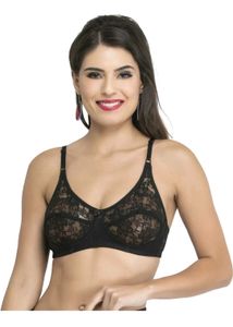 Lace Bra - Pink &amp; Black