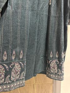 Elegant W Teal Ethnic Kurta