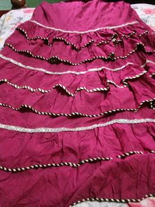 skirt  stiched has been remove
