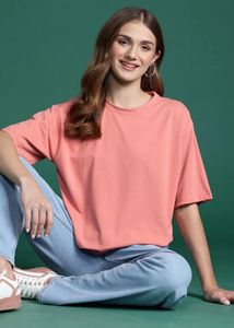 Peach Oversized T-Shirt