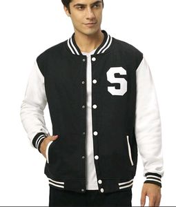 Men's Letter Bomber Varsity Full Sleeve Shirt