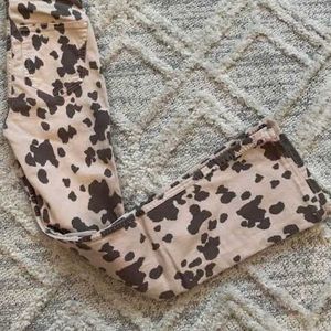 Cow Print Jeans