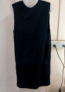 Blck Sleeveless Fitted Bodycon