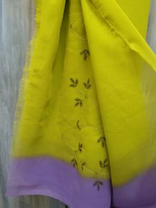 Double Colour Saree