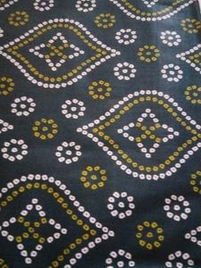 Green Olive Bandhini Special Cotton Fabric