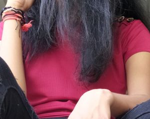 Sheer Maroon Top