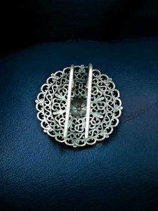 Ornate Silver Hair Tie