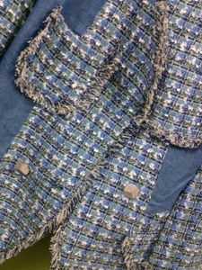 Tweed &amp; Denim Jacket