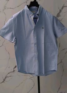 Lacoste Half Sleeve Denim Shirt