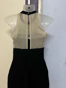 Pintrest Korean Padded High Neck Designer One Piec