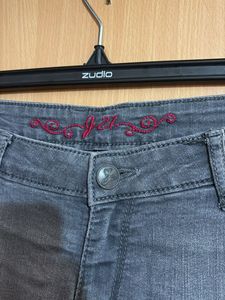 shaded Gray Denim Jeans