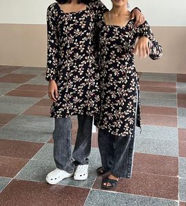 Floral Print Kurta