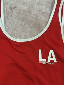 Red LA H&amp;M Bodysuit size XS